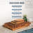 Howard 3pcs Acacia Solid Wood Cutting Board Set, Reversible Wooden Kitchen Block, Extra Large Cutting Board For Kitchen, Serving Board, Chopping Board With Juice Groove and Easy Grip Handle