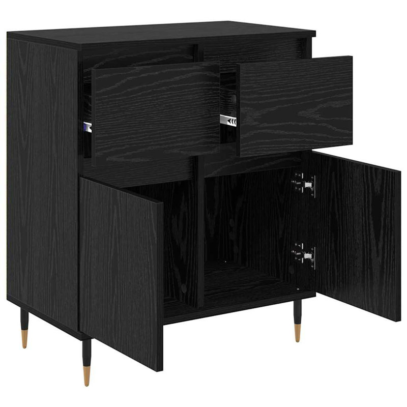 Sideboard Accent Chest, Black Oak