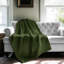 Olive noire moderne - couverture sherpa de qualité supérieure 1 pièce-100391413