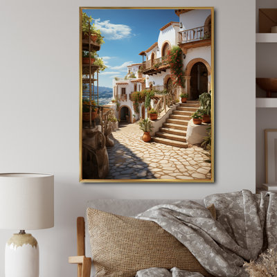 Spain Andalusian Village III - Spain Framed Canvas Wall Art