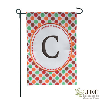 Harvest Polk Dots Monogram