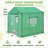 8x8 Portable Pop Up Greenhouse, Walk-In Outdoor Garden Plant Greenhouse-125965222