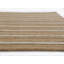 Jute / Sisal Striped Area Rug in Brown-749264571