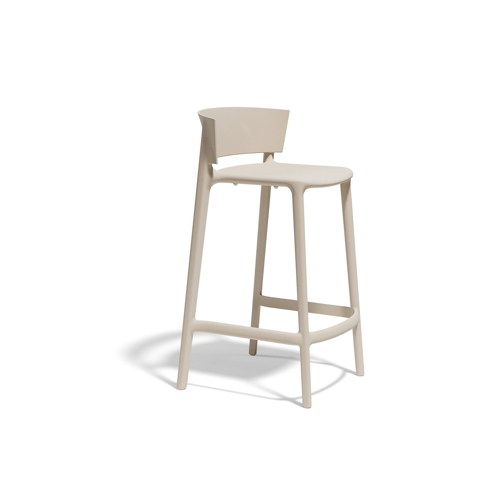 Africa Bar / Counter Stool, Ecru, Counter Stool (26'' Seat Height)