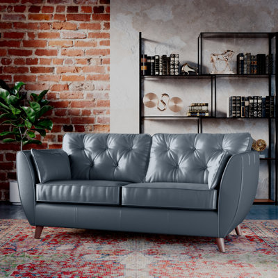 Marylin 3 Seater Leather Sofa
