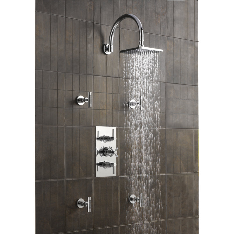 Tec Pura Triple Concealed Shower Valve