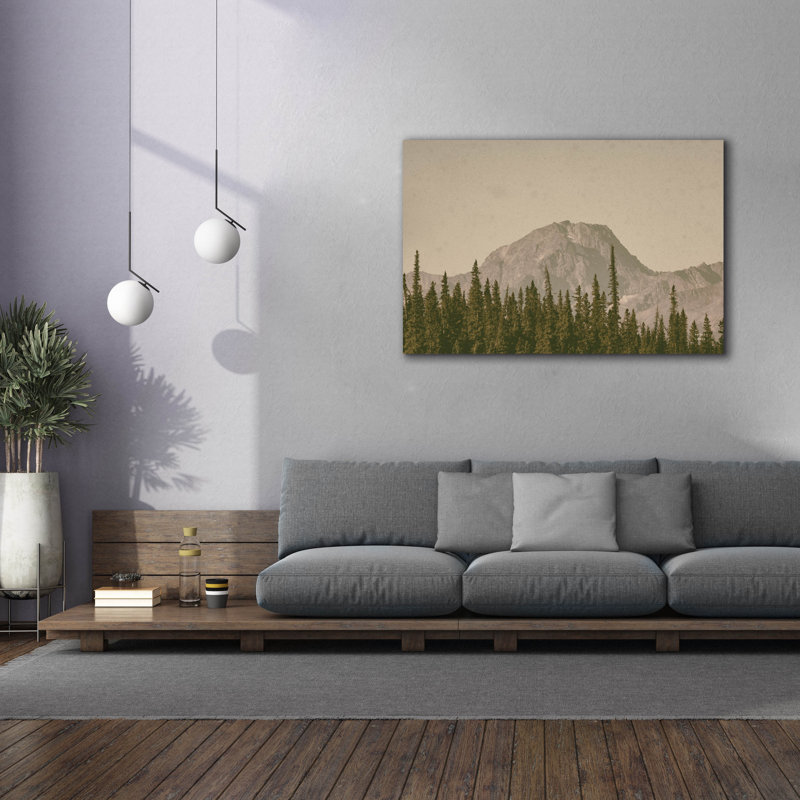 Toile épique Graffiti «Mountainous 4» par Nathan Larson, 60 po x 40 po