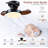 24" Modern Retractable Bladeless Ceiling Fan With Light And Remote-1701998029