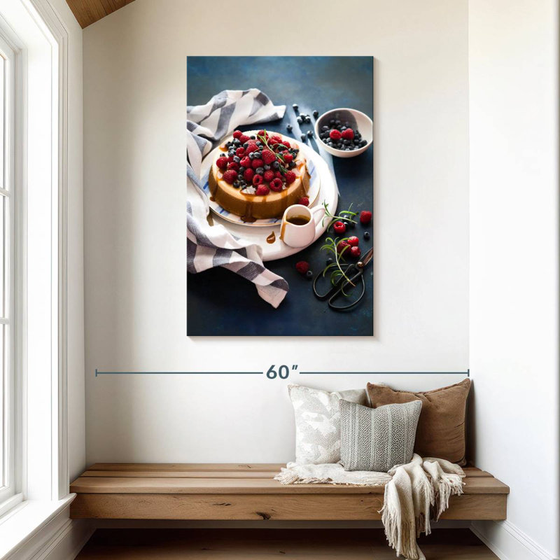 Yarlin Berry Cheesecake, 45" H x 30" W