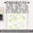 Floral Scalloped 52'' W Window Valance in-66606455-66606411