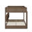 Queen Over Queen Bunk Bed With Cabinets And USB Ports-1501405769