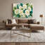Hawaiian Tiare Brown Canvas Wall Art-207326286