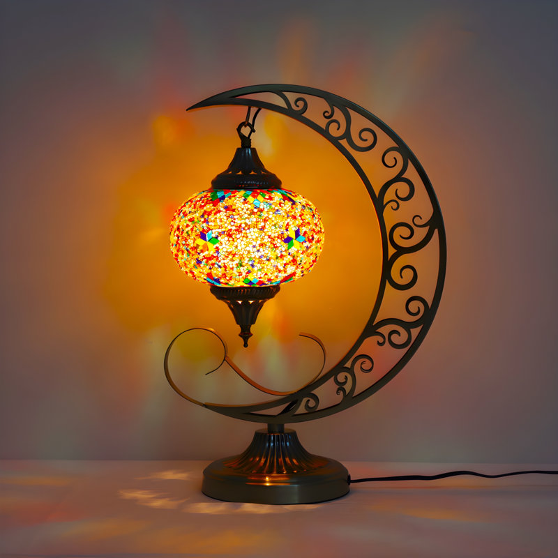 Turkish Stained Glass Mosaic Table Lamp