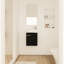 Meuble-lavabo mural 16 po pour petits espaces - Châtaignier noir avec base