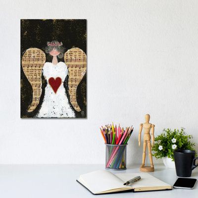 «How Great Thou Art Angel» par Ashley Bradley, impression sur toile tendue