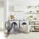 Machine Washable Oriental Gray Area Rug
