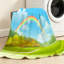 Jeté en molleton transparent ultra doux, imprimé Rainbow Beautiful Forest-130069821