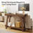 41.3 Inch 2-Tier Console Table With Storage Shelf