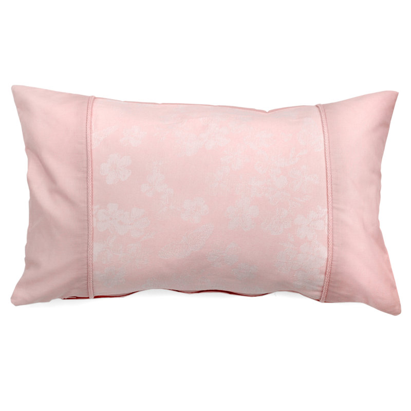 Avonia Floral Rectangular Cushion, Blush Pink