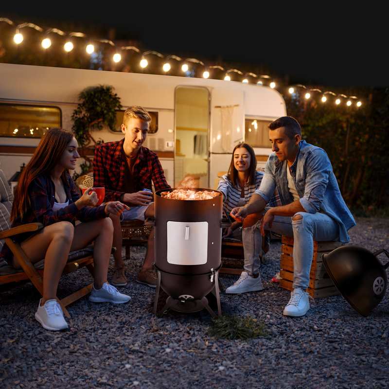 Cuiseur à trois couches pour barbecue