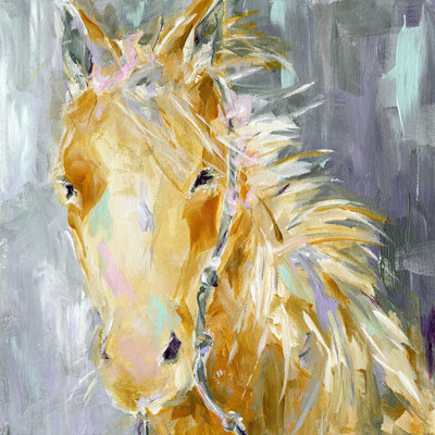 «Painted Pony», reproduction d'art sur toile