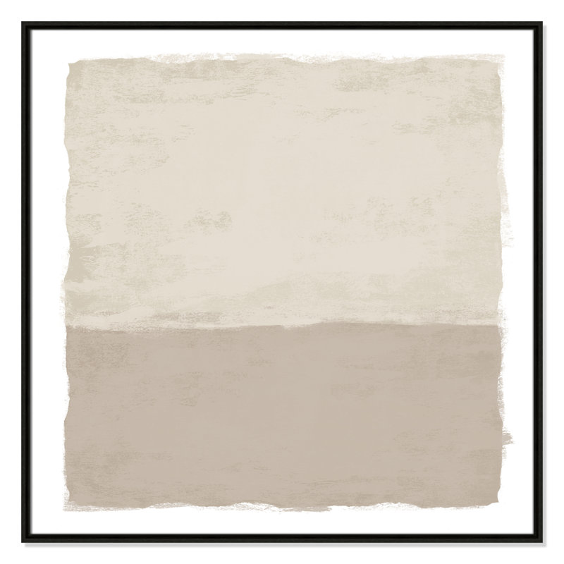 «Silent Sands II» par Natalie Carpentieri, H 37,5 po x l 37,5 po, Espresso