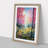 Spring Forest Colour Field - Single Picture Frame Print on Wood-1551551696-1551551697