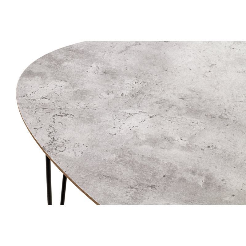 Hueramo 2 Piece Side Table Set, Concrete Optic