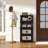 20" Side Wide Folding Storage Cabinet ,4 Tiers
