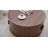 31.5" Modern Round Coffee Table With 360° Curved Sliding Door.-1323270125