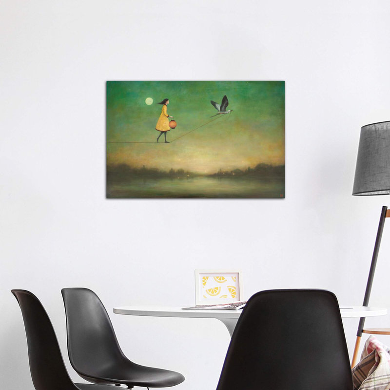 « blue moon expedition » par duy huynh-print, H 32 po x l 48 po x P 1,5 po, Toile tendue