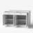 Modern 61"W Kitchen Island With Adjustable Shelves-1223349869