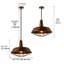 Luminaire suspendu 1 lumière DEL avec détails-1368246887