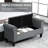 Upholstered Polyester Storage Ottoman