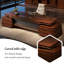 78.74"New Chinese-style retro brown rectangular executive desk