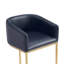 Stylish Metal Upholstered Counter Stool With Backrest And Footrest, Perfect For Bar And Kitchen Ambiance-1667390413-1667390415