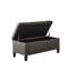 Banc de rangement capitonné à fermeture douce-924770825