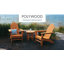 POLYWOOD Classic Adirondack 3-Piece Adirondack Set-962329462