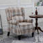 Fauteuil / fauteuil inclinable et rembourré de style rétro avec passe-partout pour le salon-615921588