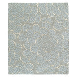 Effervescence Polka Dots Area Rug in Beige/Blue/Gray