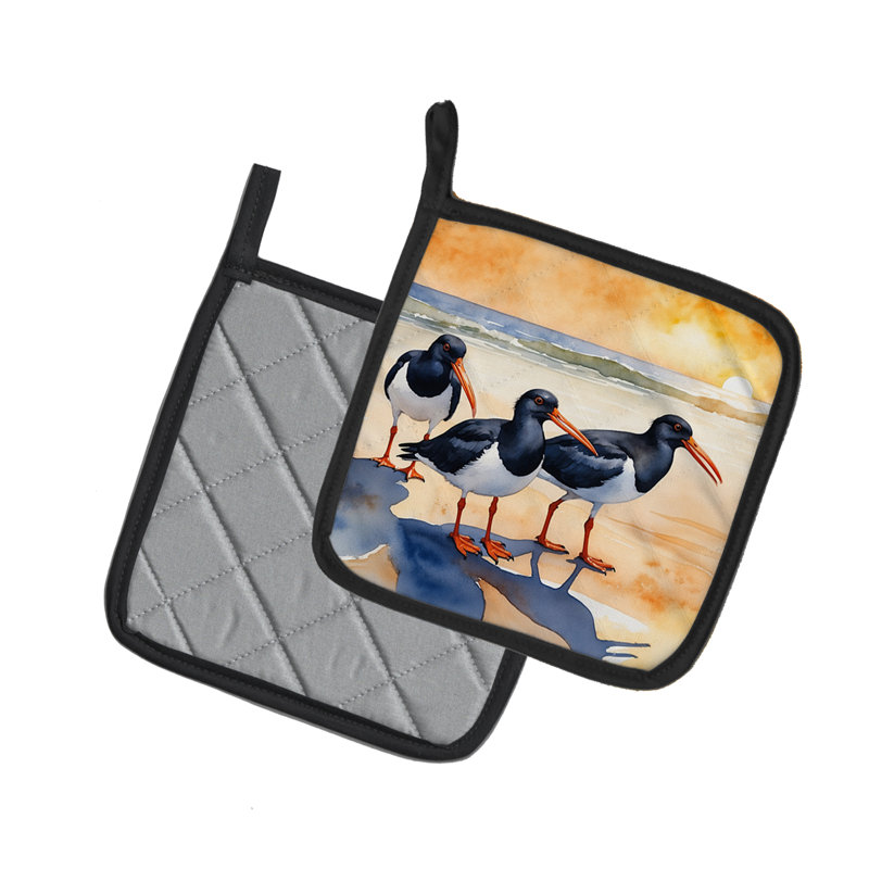 Paire de porte-pots Oystercatchers