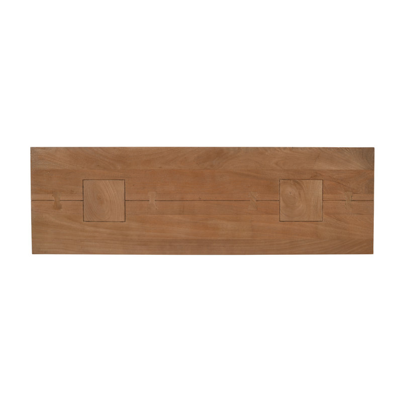 Canapé console à double piédestal en bois massif 58 po Jayveion