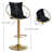 Nakyra Swivel Upholstered Adjustable Height Counter Stool with Metal Frame-1977554481