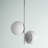 Yearby 2-Light Dimmable Globe Chandelier-113951776-113951782