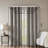 Knitted Jacquard Damask Total Blackout Grommet Top Curtain Panel(Only 1 Pc Panel)-1541547543-1541547545