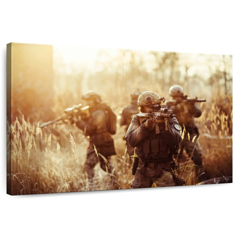 Army, 34" H x 51" W