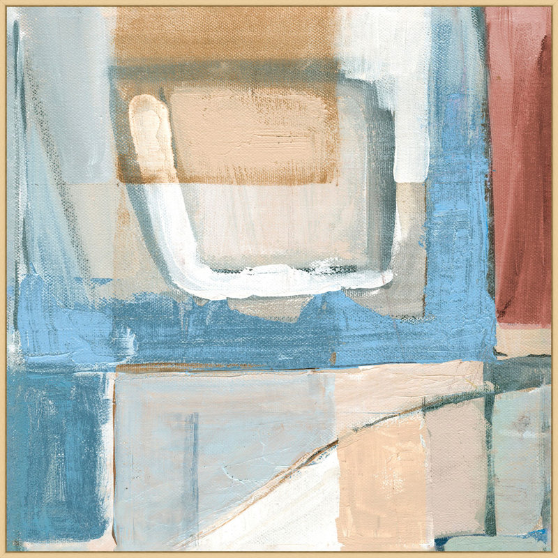 Distressed Shapes 3 Painting by Lillian August