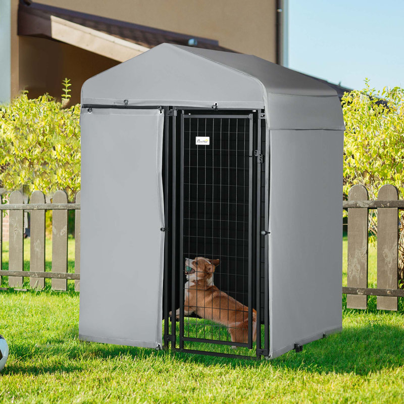 Chenil d'extérieur polyvalent avec caractéristiques de protection avancées pour animaux de compagnie