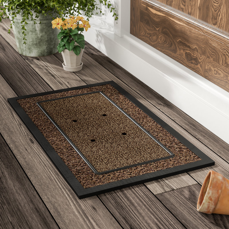 Brown Scroll Sassafras Mat Tray