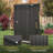3 ft. W x 3 ft. D Metal Lean-To Storage Shed-93350506